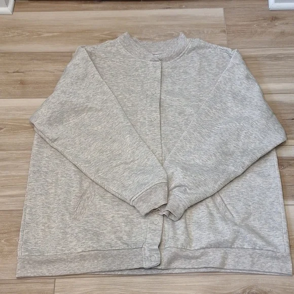 Blair Solid Color Sweater Button Front Closure 2XL - Picture 2 of 7